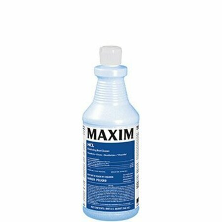 MIDLAB Inc. Maxim HCL Disinfectant Bowl Cleaner 1qt. Slight Sassafras Scent RB312, 12PK 031200-12